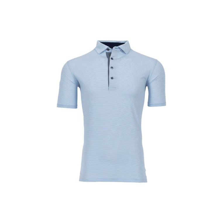 Greyson Saranac Polo Wolf Blue