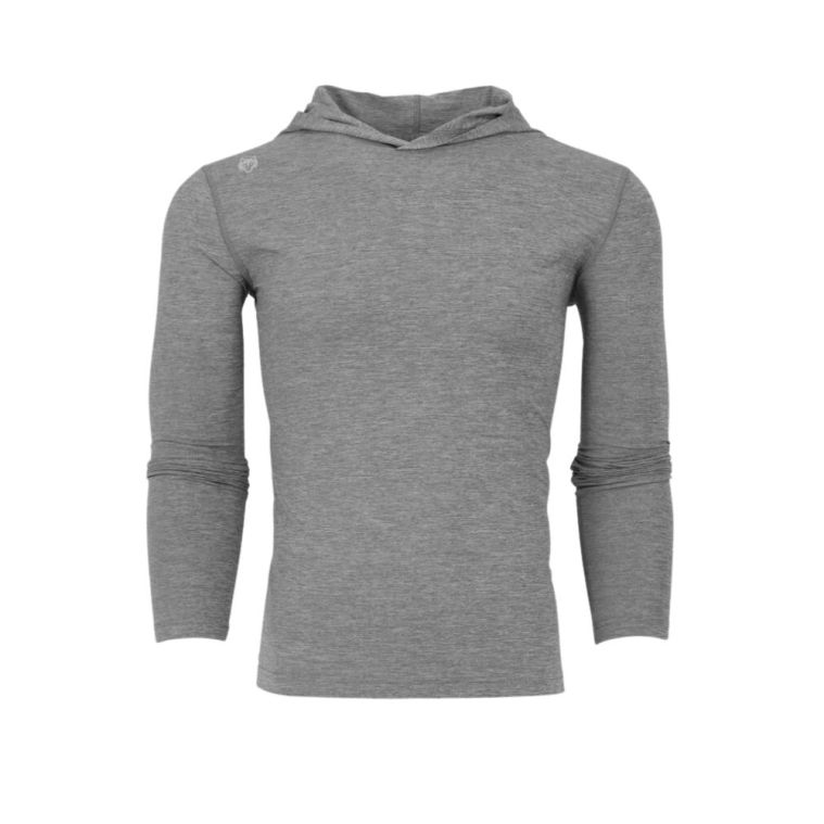 Greyson Guide Sport Hoodie Light Grey Heather