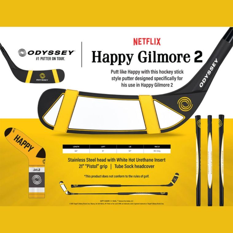 Odyssey Happy Gilmore Putter RH