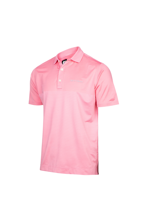 FootJoy Engineered Pin Stripe Lisle Azalea/White