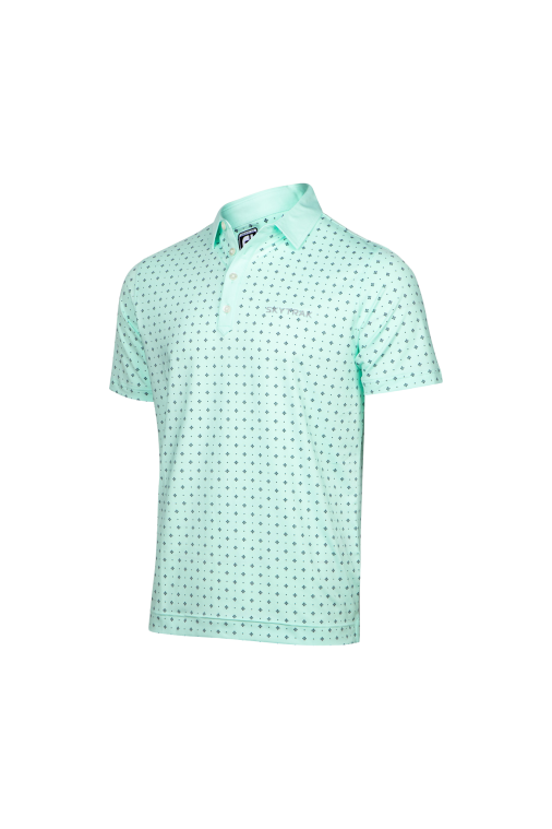 FootJoy Athletic Fit Deco Print Mint/Navy